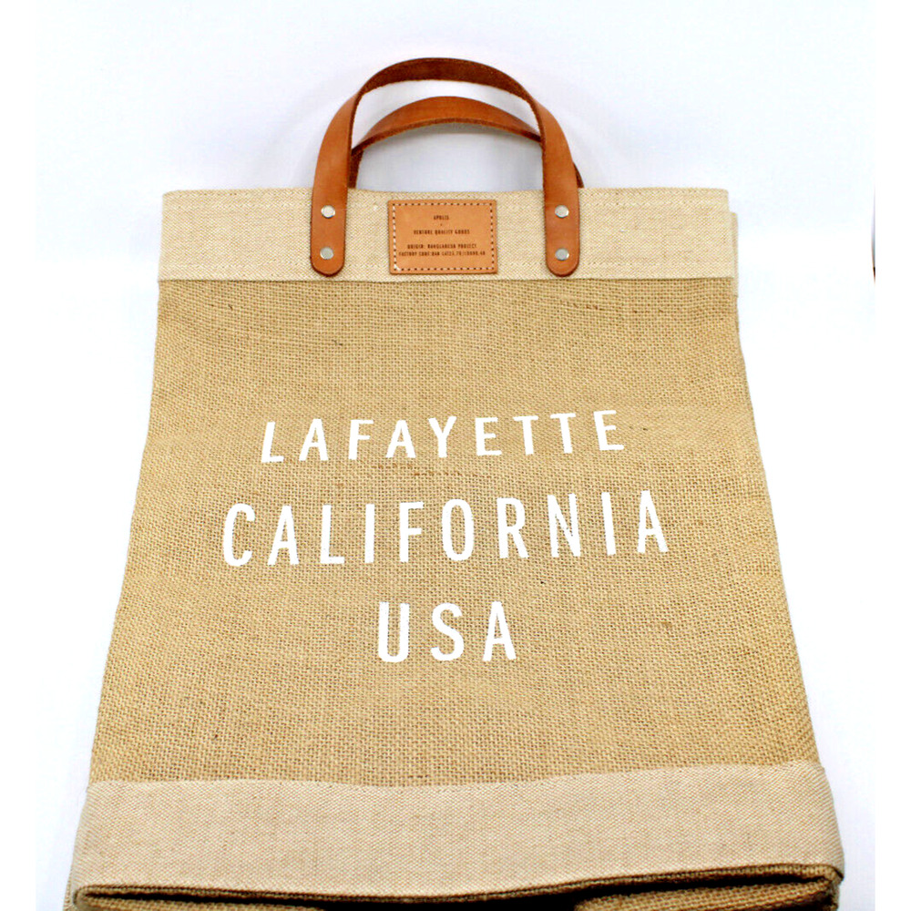 A6 NWoT APOLIS Global Citizen Venture LAFAYETTE CALIFORNIA Market Wine Tote Bag